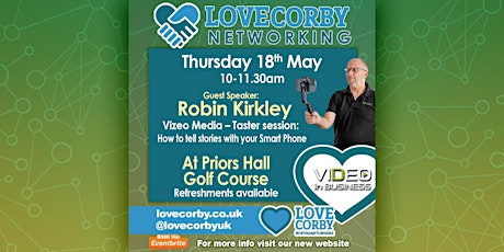 May Networking - Guest Speaker Robin Kirkley from Vizeo Media. primary image