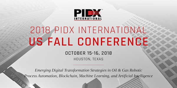2018 PIDX International US Fall Conference