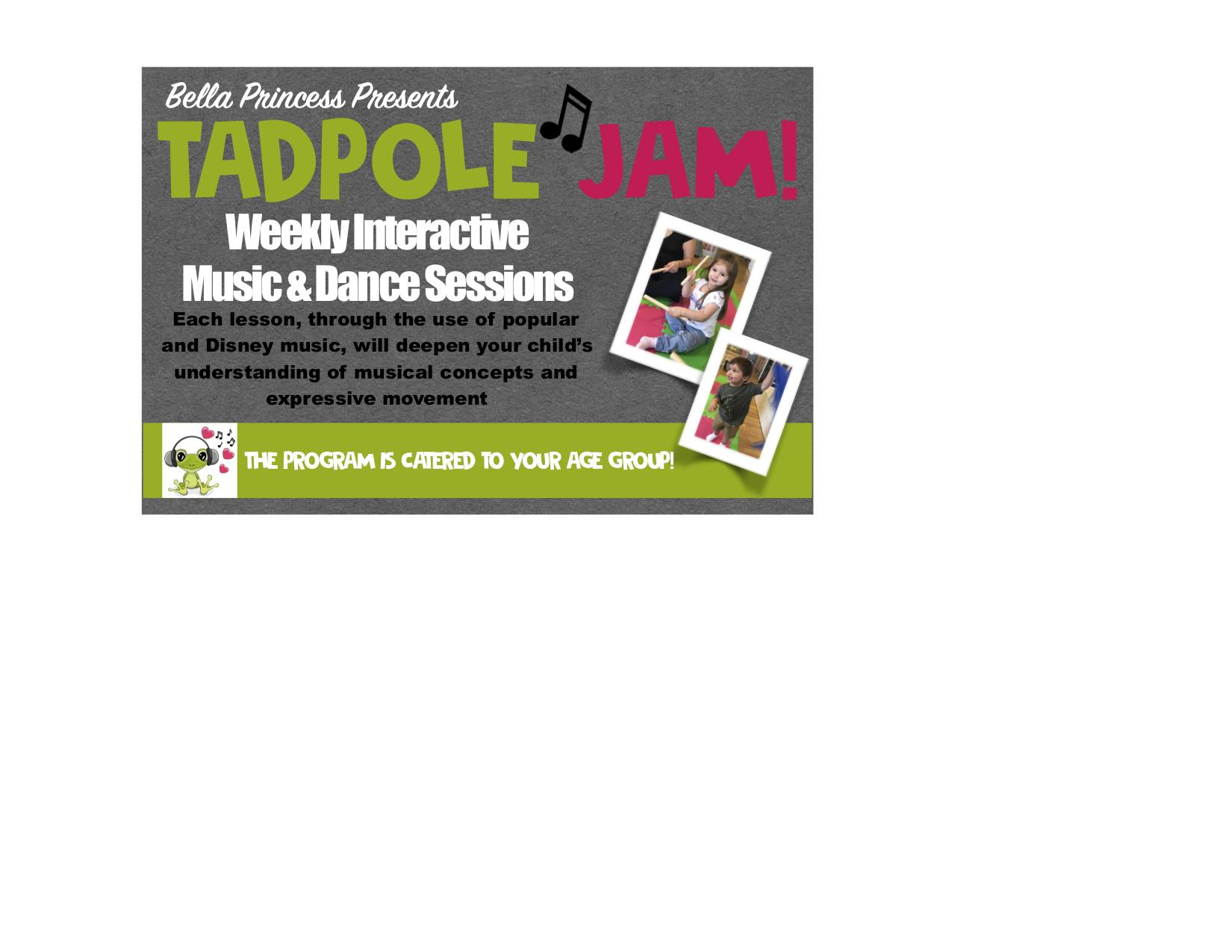 TADPOLE JAM at Little Footprints Session #2