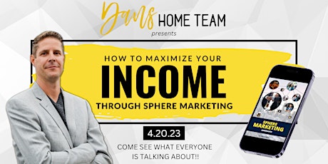 Image principale de Sphere Marketing for Agents: Get More Referrals and Have Fun Doing It!