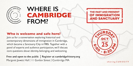 Fall Symposium "Where is Cambridge From?" primary image
