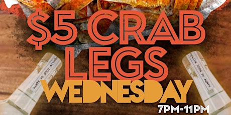 $5 Crab Legs Wednesdays at Taste on Pine