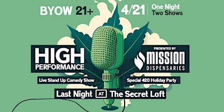 High Performance Comedy at the Secret Loft! primary image