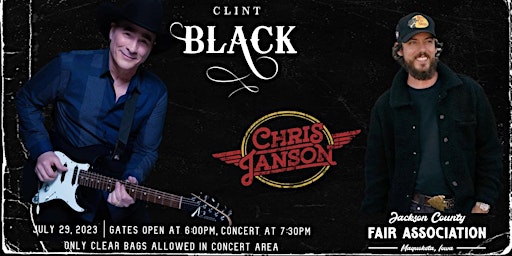 Clint Black / Chris Janson Party Pit Tickets primary image