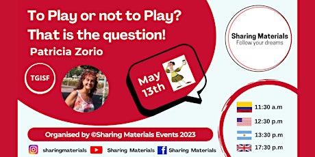 Imagen principal de To Play or not to Play? That is the question! by Patricia Zorio