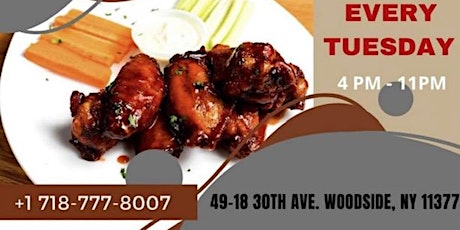 60c Wing Night Every Tuesday