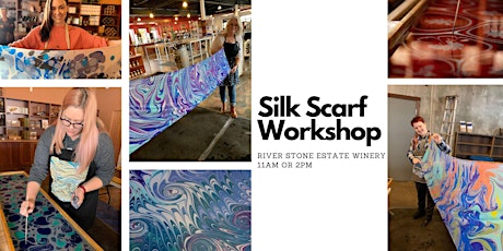 Create a Silk Scarf, SIP & DIP Workshop- River Stone Estate Winery