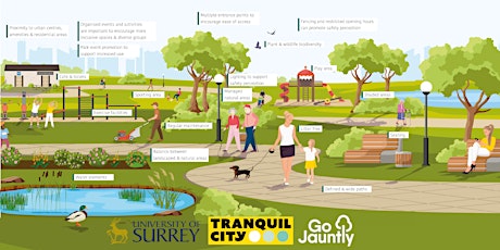 How can the design of green spaces promote nature connection & enjoyment? primary image