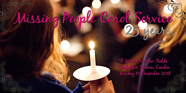 Missing People Carol Service 2018