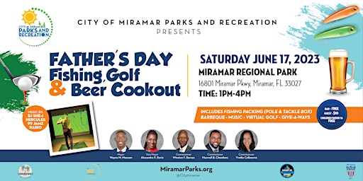 Miramar Father's Day Fish, Golf and Beer Cookout primary image