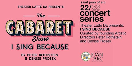 2022-2023 Concert Series - "The Cabaret Show" an evening concert