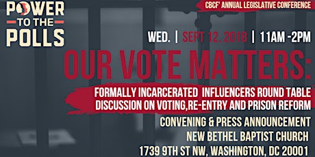 Women's March Power to the Polls: Voter Mobilization for the Formerly Incarcerated  primary image