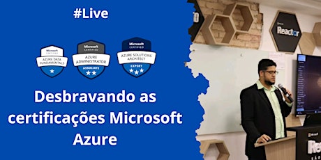 Imagem principal do evento Desbravando as certificações Microsoft #Azure
