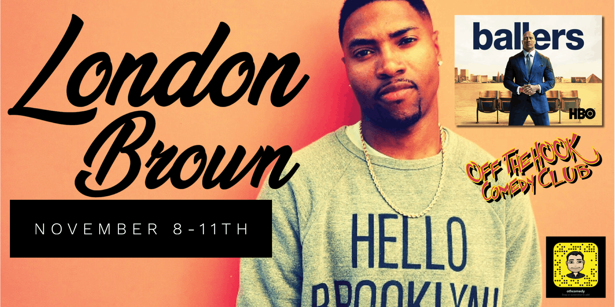 Comedian London Brown Stand Up Comedy Tour Naples, FL