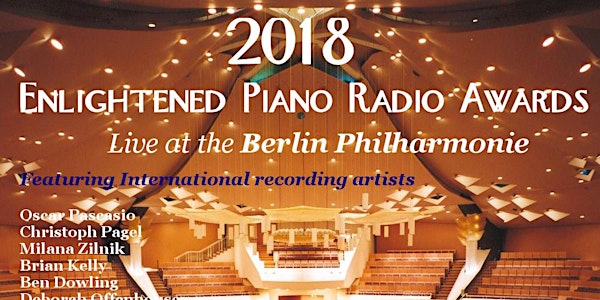 2018 Enlightened Piano Radio Concert and Awards Ceremony