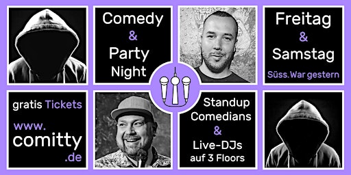 Comedy & Party Night ⭐Profi-Comedians & Newcomer ⭐DJs auf 3 Floors ⭐Berlin primary image