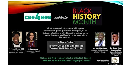 Black History Celebration - Cee4Bee networking event primary image