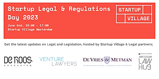Startup Legal & Regulations Day 2023 primary image