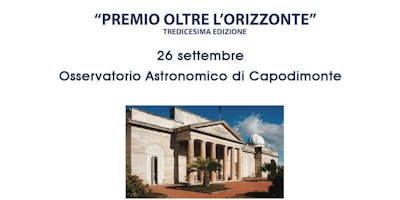 PREMIO OLTRE L'ORIZZONTE PREMIO OLTRE L'ORIZZONTE