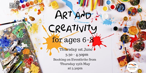 Art & Creativity with Elena for  Children  Ages  6-8 years old primary image