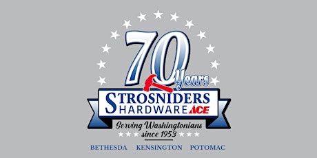 Hauptbild für 70th Anniversary Celebration at Strosniders Bethesda