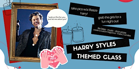 Harry Styles Themed Candle Making Class