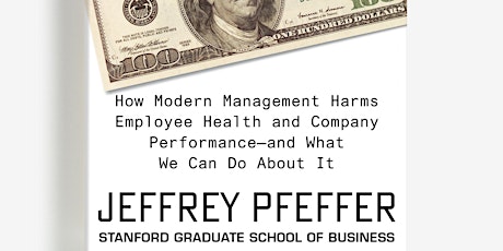 "Dying for a Paycheck": incontro con il Prof. Jeffrey Pfeffer primary image