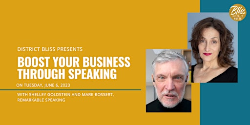 Boost Your Business Through Speaking primary image