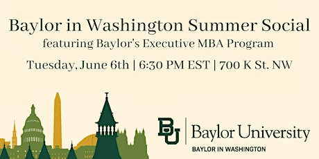 Baylor University Summer Social - June 6th