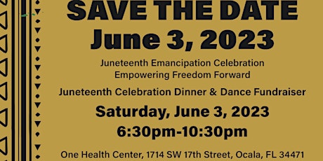 3rd Annual Juneteenth Celebration Dinner Dance Fundraiser