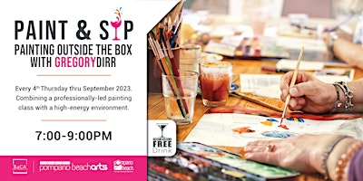 Imagem principal do evento Painting Outside of the Box: a Paint and Sip Series - 2023