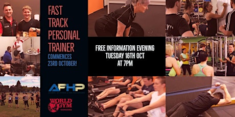 Become a Fitness Professional - Free Information Evening Tuesday 16th October at 7pm primary image
