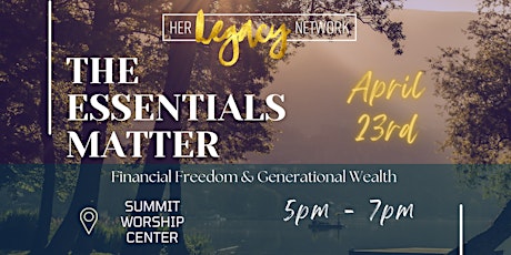 HLN  Event April 23, 2023 - The Essentials Matter primary image