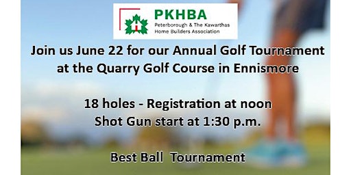 PKHBA Golf Tournament primary image