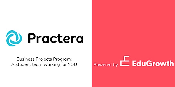EduGrowth Online Briefing: student teams working for you with PRACTERA