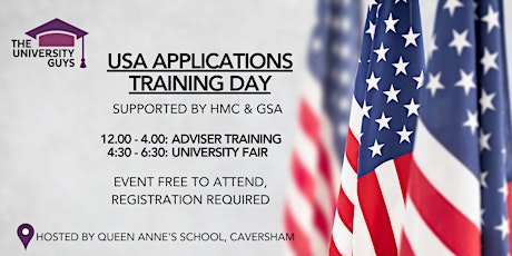 US University Training for Teachers & Advisers, supported by HMC & GSA