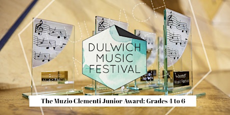 The Muzio Clementi Junior Award: Grades 4 to 6 (FULLY BOOKED) primary image