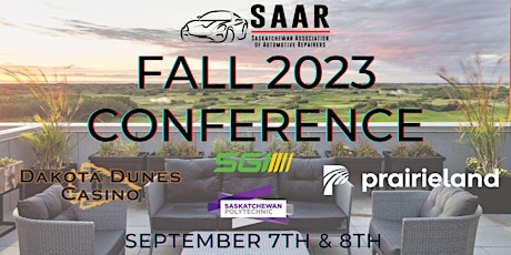 SAAR MEMBER Tickets* Fall Auto Body Conference & Tradeshow 2023