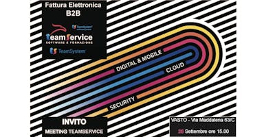 FATTURA ELETTRONICA B2B - Settembre 2018 - Sessione pomeridiana FATTURA ELETTRONICA B2B - Settembre 2018 - Sessione pomeridiana