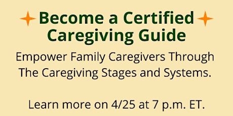 Learn How to Become a Certified Caregiving Guide