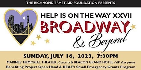 Help is on the Way XXVII: Broadway & Beyond