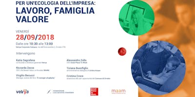 Per un'ecologia dell'impresa: lavoro, famiglia, valore Per un'ecologia dell'impresa: lavoro, famiglia, valore