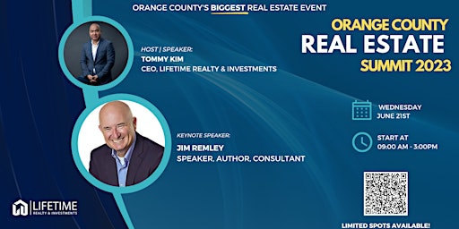 Real Estate Summit | June 21st, 2023 | Anaheim, CA | Orange County primary image