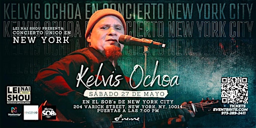 Kelvis Ochoa en NYC con Lei Nai Shou. primary image