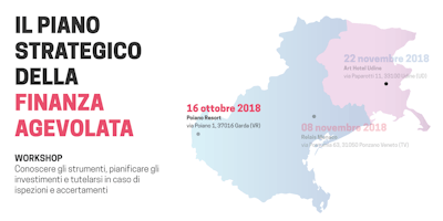 Il Piano Strategico della Finanza Agevolata – conoscere gli strumenti, pianificare gli investimenti e tutelarsi in caso di ispezioni e accertamenti - Verona Il Piano Strategico della Finanza Agevolata – conoscere gli strumenti, pianificare gli investimenti e tutelarsi in caso di ispezioni e accertamenti - Verona