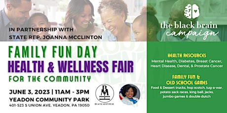 Health & Wellness Fair: Family Fun Day (June 3rd)