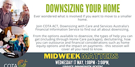Imagen principal de Midweek Matters - Downsizing your home