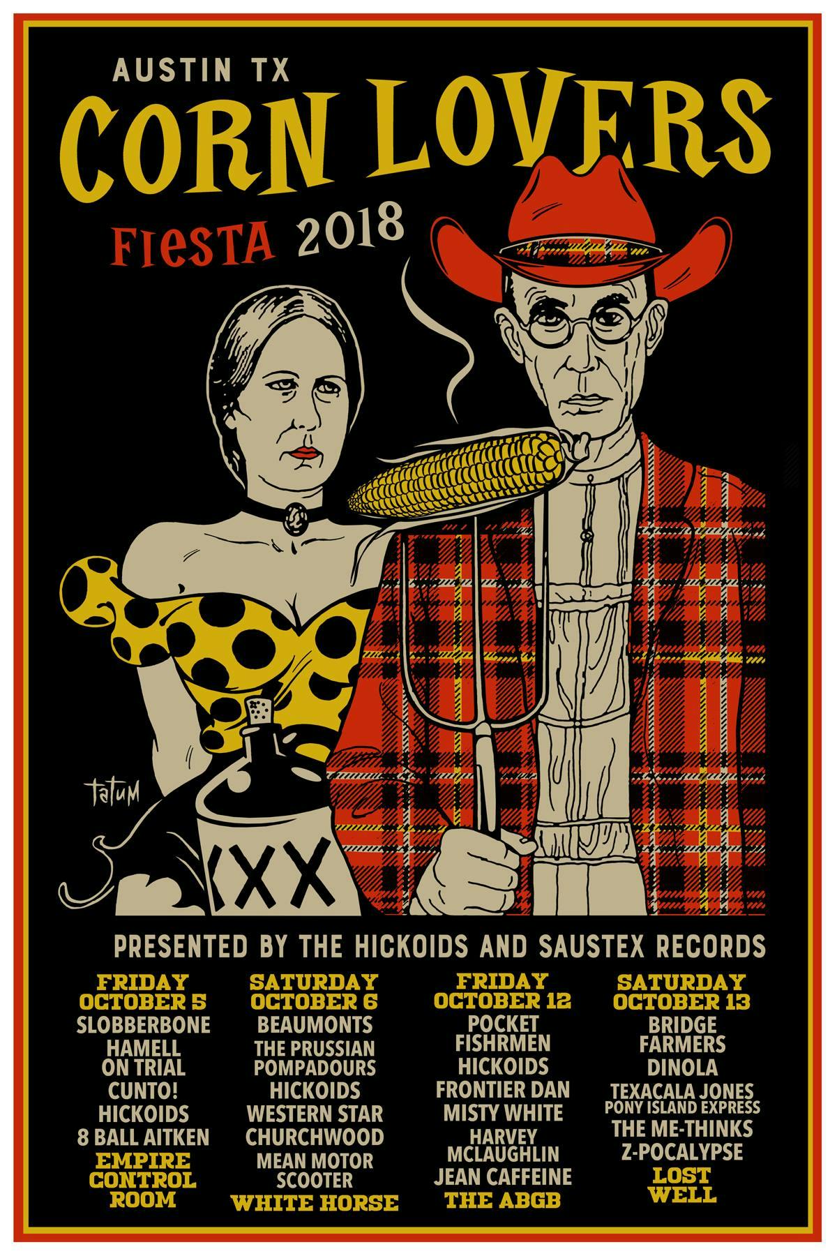 Austin Corn Lovers Fiesta ft. Slobberbone, Hamell, Cunto, Hickoids, 8-Ball Aitken
