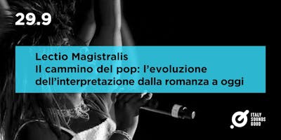 MOGOL/ Lectio Magistralis: Il cammino del pop MOGOL/ Lectio Magistralis: Il cammino del pop