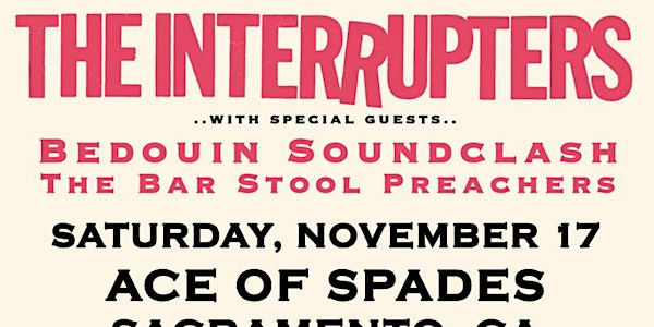 The Interrupters @ Ace of Spades